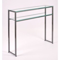 Консольный стол 1041-CS clear серебряный
