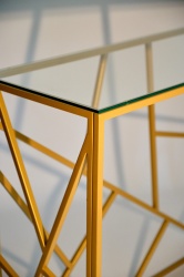 Консольный стол 1051-CG clear золотой