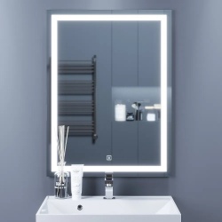 Зеркало для ванной Uperwood Tanos 60х80 с led-подсветкой и подогревом